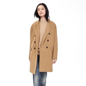 Banana Republic Camel Double-Breasted Coat
